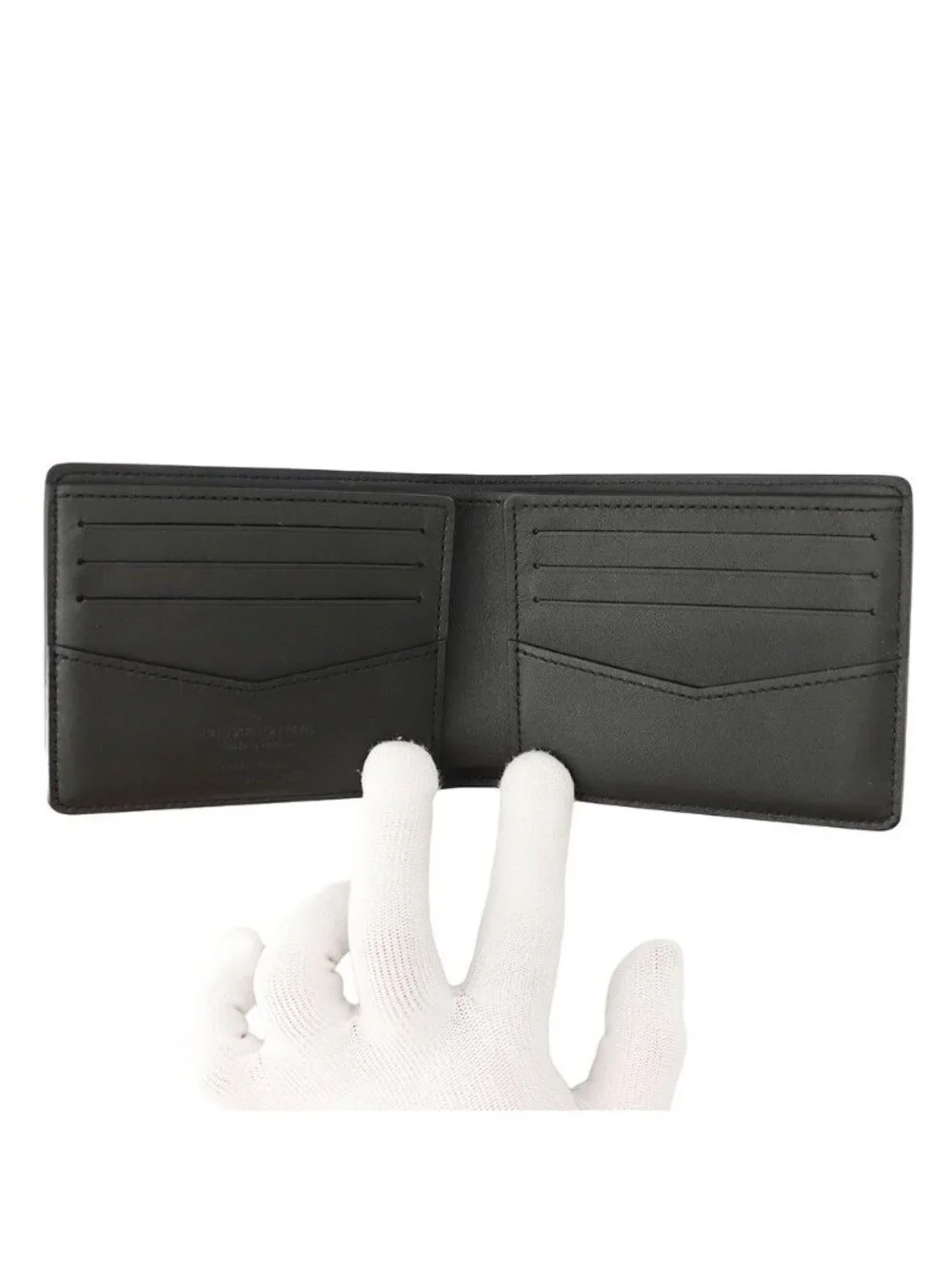 Louis Vuitton Bifold Wallet Epi XL Portefeuille Calf Black